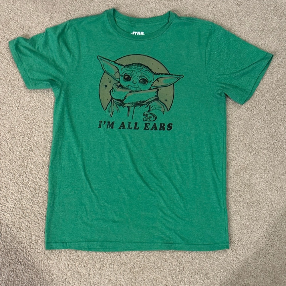 Star Wars Yoda The Child 'I'm All Ears' Short Sleeve Graphic T-Shirt